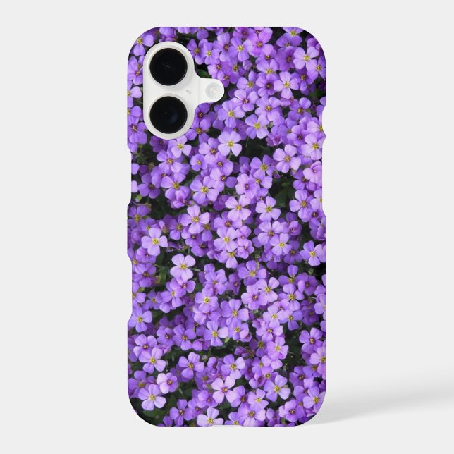 iPhone Case with Violets (Back)