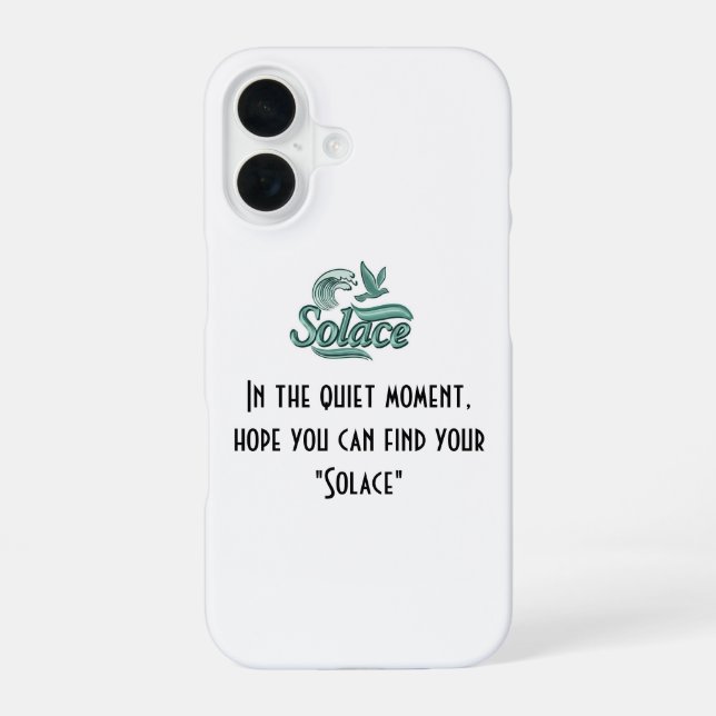 iPhone Cases logo Solace (Back)
