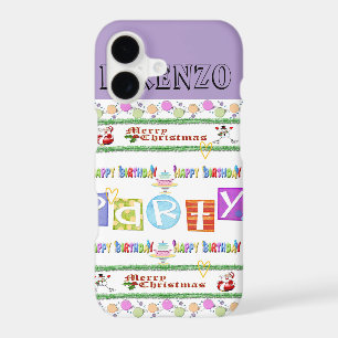 IPhone Cases Merry Christmas Happy Birthday