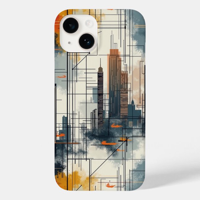 iPhone Cases (modern art) (Back)