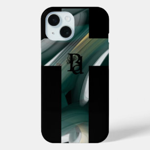 iPhone Cases Trend Abstract Art Black White Green