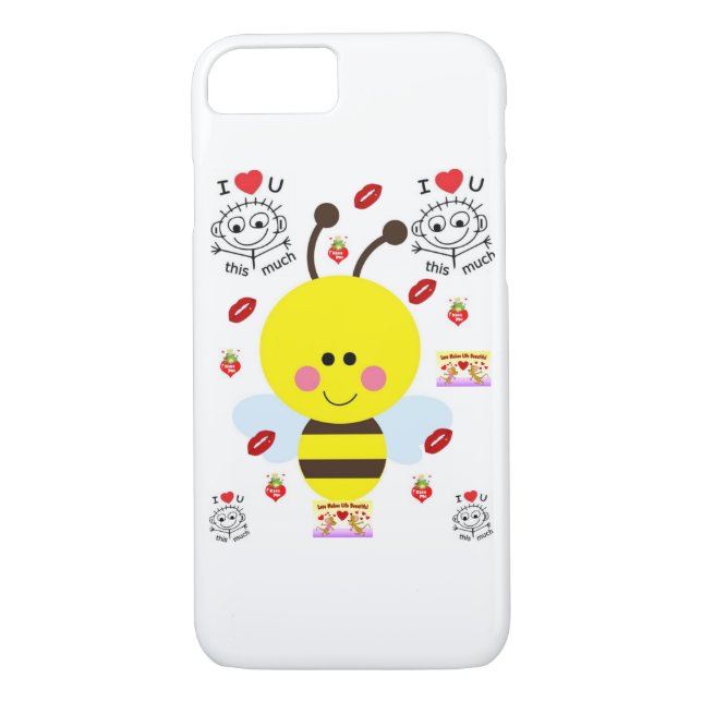 IPhone Cases Valentine's Day Bumblebee (Back)