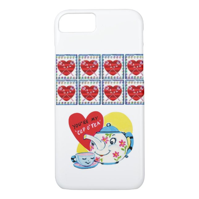 IPhone Cases Valentine's Day Cup of Tea (Back)