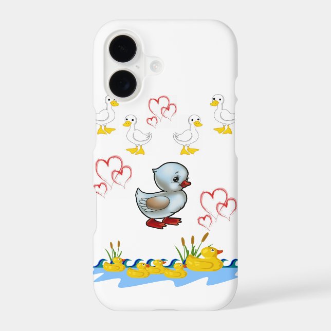IPhone Cases Valentine's Day Ducks (Back)
