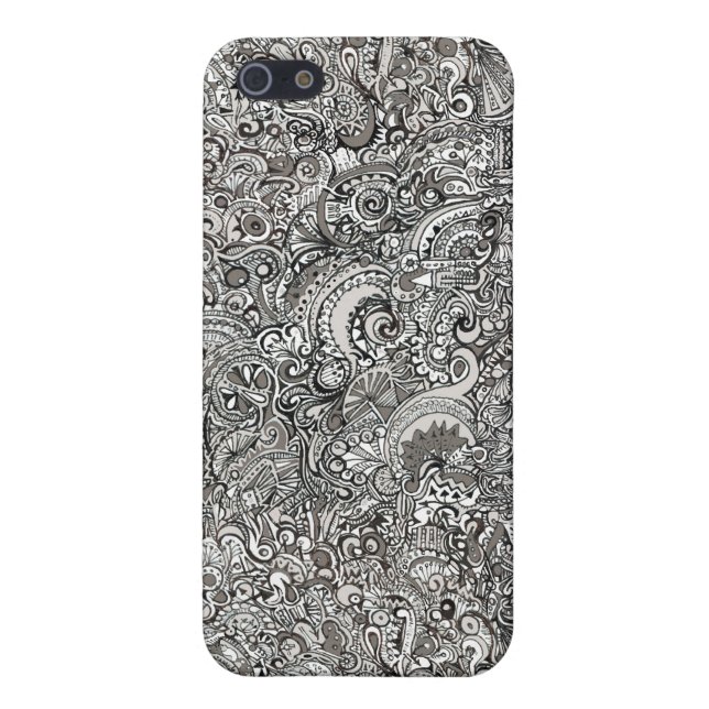 iPhone Cloth Insert Hard Case (Back)