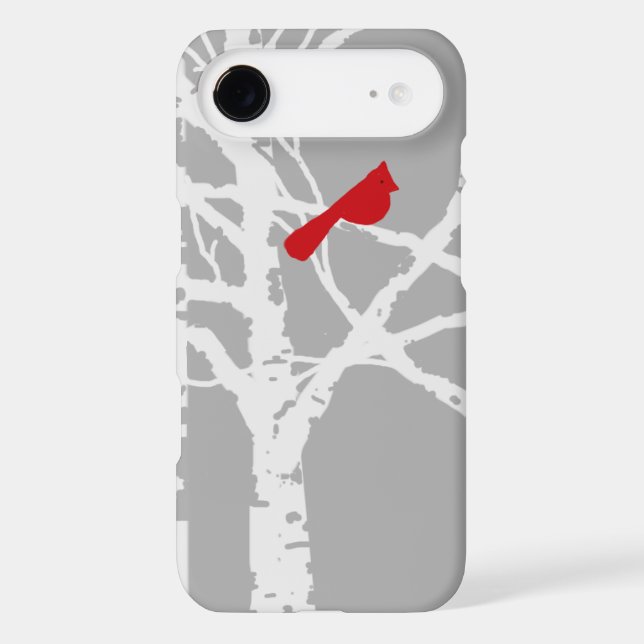 iPhone cover.  Cardinal on tree branch. Case-Mate iPhone Case (Back)