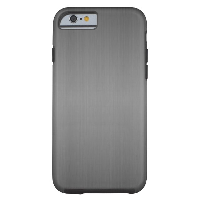 iPhone - Dark Brushed Metal - Now in iPhone 6 case (Back)