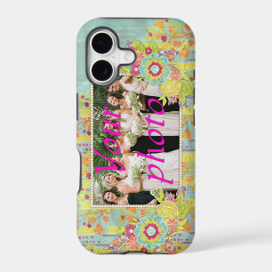 iPhone Galaxy iPad iPod Blue Yellow Flowers Case