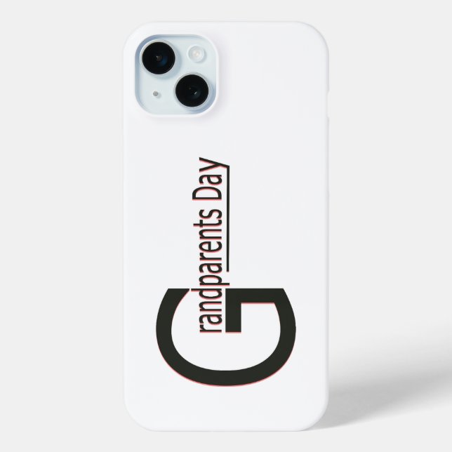 iPhone Grandparents Day cover (Back)