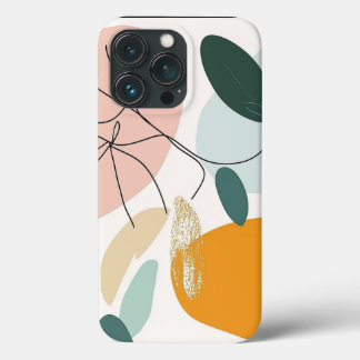 iPhone / iPad case Abstract Botanical Art - Earth 