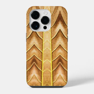 iPhone / iPad case, An elegant wood colour design 14 Pro Case