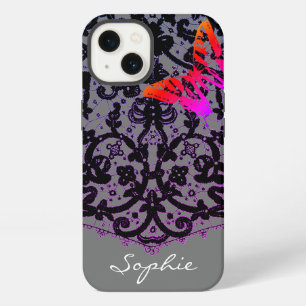 iPhone / iPad case ANTIQUE LACE CUSTOM NAME