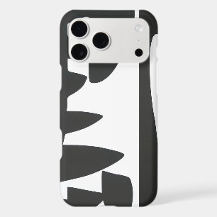 iPhone / iPad case black and white Abstract art
