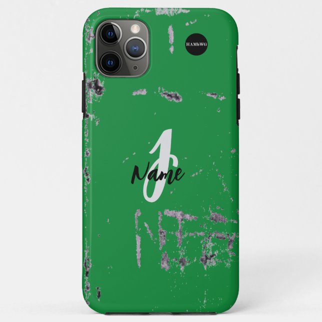 iPhone / iPad Case Distressed Look HAMbWG (Back)