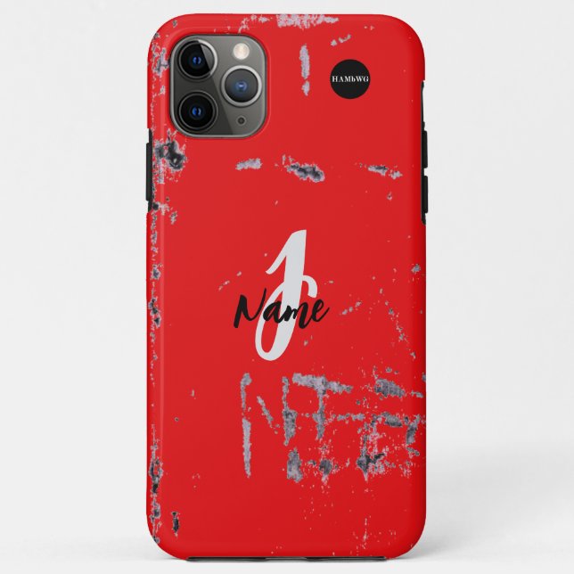 iPhone / iPad Case Distressed Look HAMbWG (Back)