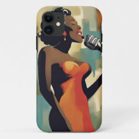 iPhone / iPad case FemaleNightclub Singer