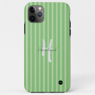 iPhone / iPad case Light Green Stripe