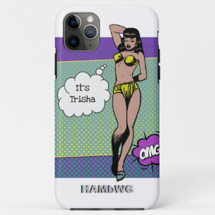 iPhone / iPad case Rockabilly Babe HAMbWG