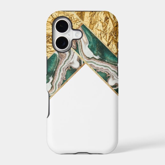 iPhone / iPad case Sparkling Glitter Silver  (Back)