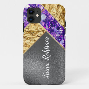 iPhone / iPad case Sparkling Glitter Silver 