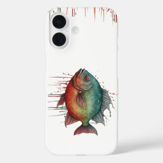 iPhone / iPad case - Watercolor Series: Piranha