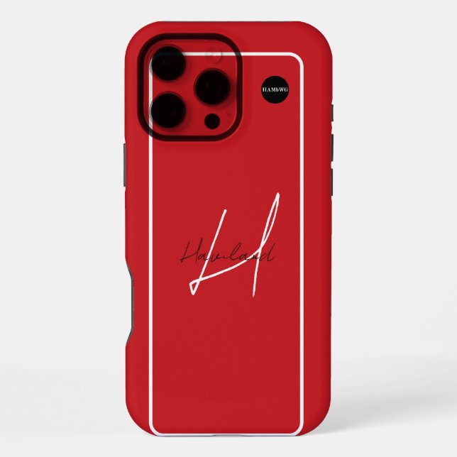 iPhone or Samsung Cell Phone Case w/ Name HAMbyWG (Back)