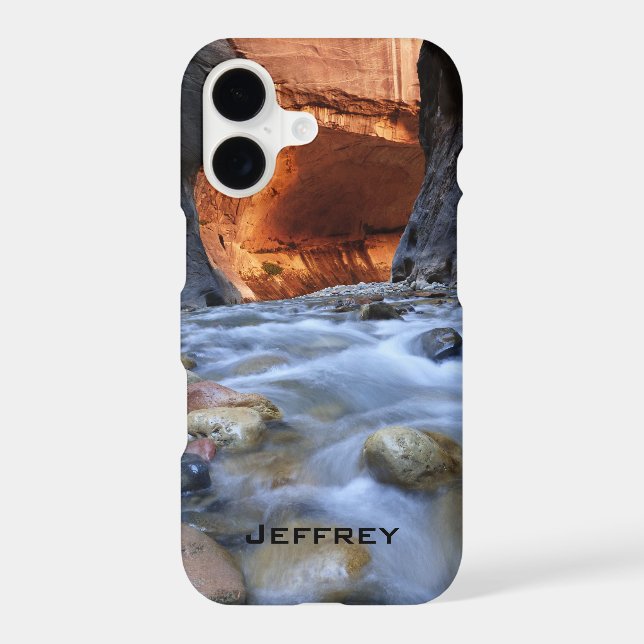 iPhone, Personalised, Custom Name Zion Narrows (Back)