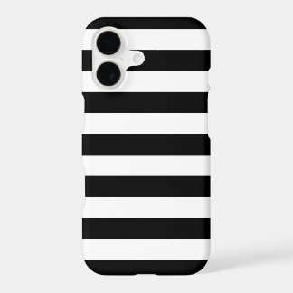 iPhone, Plus or Pro Case - Black & White Stripes