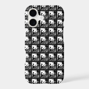 iPhone SE, 5/5s Case Pop Art Giant Pandas B&W