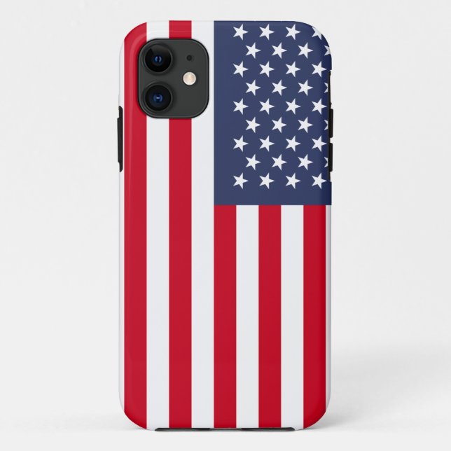 iPhone SE/5/5s Case with Flag of the USA (Back)