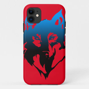 iphone SE case with wolf on it
