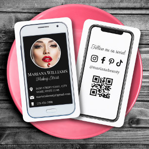 iphone smartphone social media photo qr code  business card
