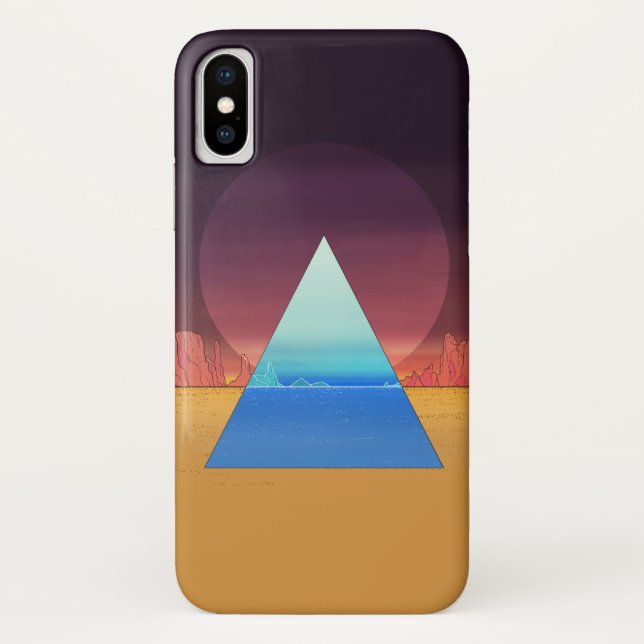 iPhone X Case, Barely There Desert Case-Mate iPhone Case (Back)