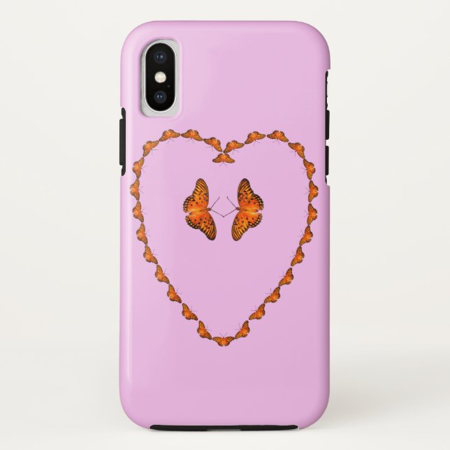 iPhone X case,butterflies in heart -Dance with me Case-Mate iPhone Case (Back)