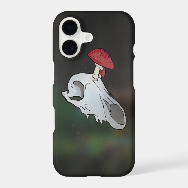 iPhone X Case, Mushroom (Back)