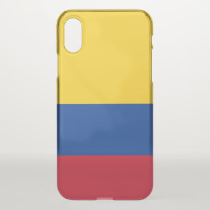 iPhone X deflector case with flag Colombia