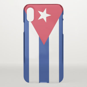 iPhone X deflector case with flag Cuba