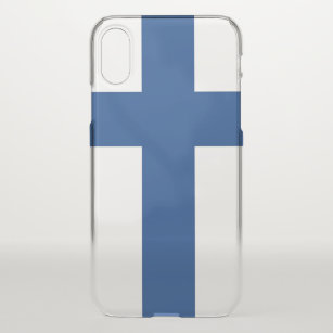 iPhone X deflector case with flag Finland