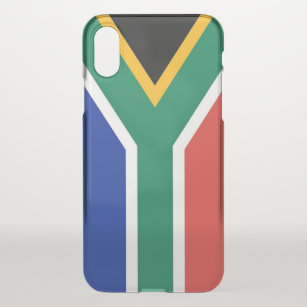 iPhone X deflector case with flag South Africa