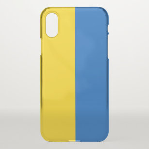 iPhone X deflector case with flag Ukraine