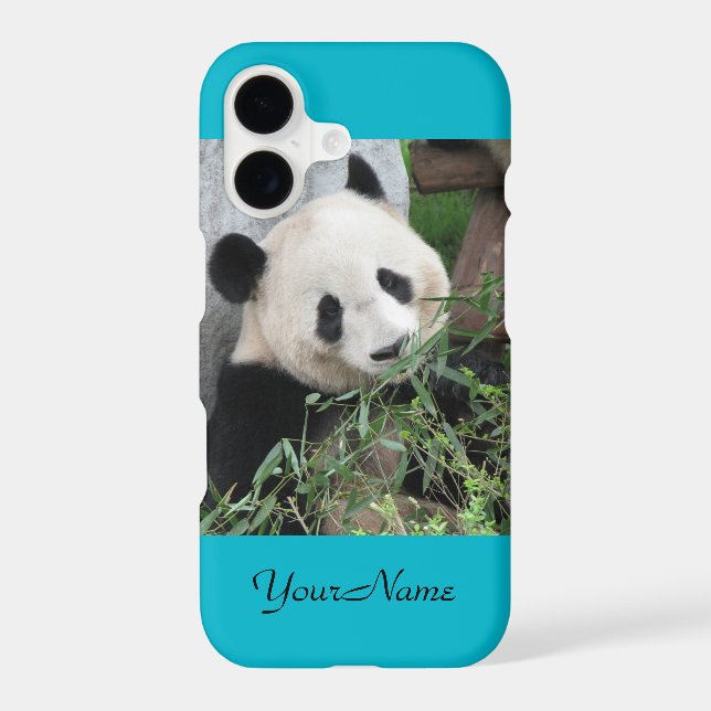 iPhone XR Case Giant Panda Blue (Back)