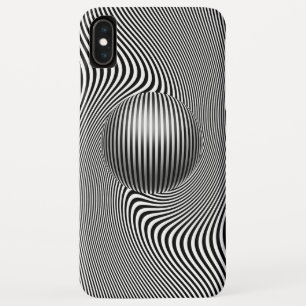 iPhone XS Max geometric optical art pattern cover. Case-Mate iPhone Case