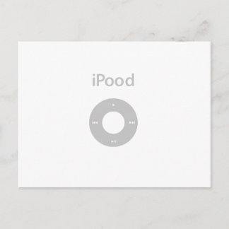 Ipod Spoof Ipood Postcard