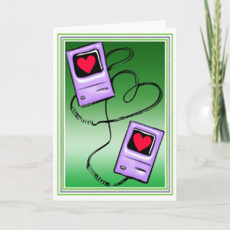"iPod Twosome" Valentine Card