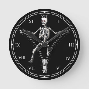 ipper Skeleton clock