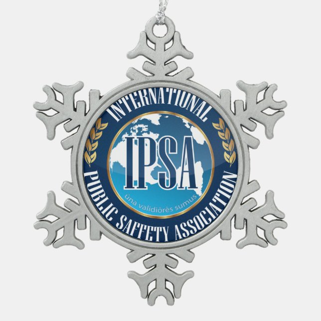 IPSA Snowflake Ornament (Front)