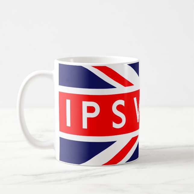 Ipswich : British Flag Coffee Mug (Left)