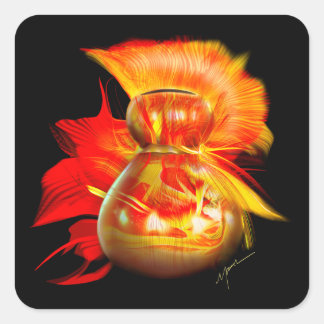 Ipu Hawaii Gourd instrument  Square Sticker