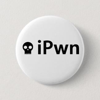 ipwnblk 6 cm round badge