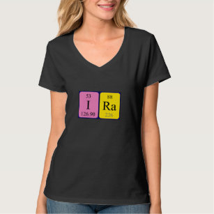 Ira periodic table name shirt